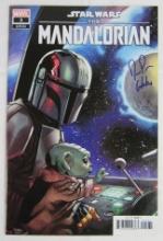 Star Wars: The Mandalorian #3 (2022, Marvel) Signed by Dominic Pace (Actor plays Gekko in Series)