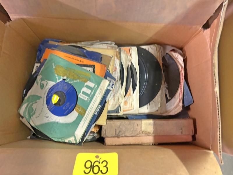2 Boxes of Records & Books