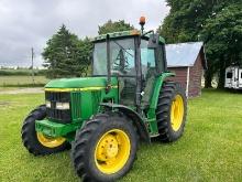 John Deere 6110 Cab, MFWD Tractor - One Owner