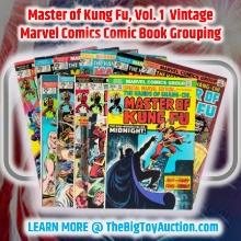 Master of Kung Fu, Vol. 1  Vintage Marvel Comics Comic Book Grouping