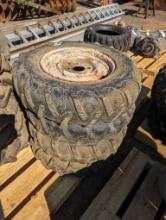 (4) SUPER STRONG TIRES ON WHEELS