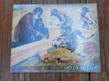Paper Print Poster Keen Kutter The Dog Doesnt Mind on Heavy Cardboard Shrink Wrapped