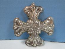 1994 Annual Reed & Barton Sterling Silver Christmas Cross Ornament-Wgt. 16.81G+/-, Ret. $79.95