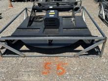 Unused JCT Skid Loader 6 Foot Bush Hog Attachment