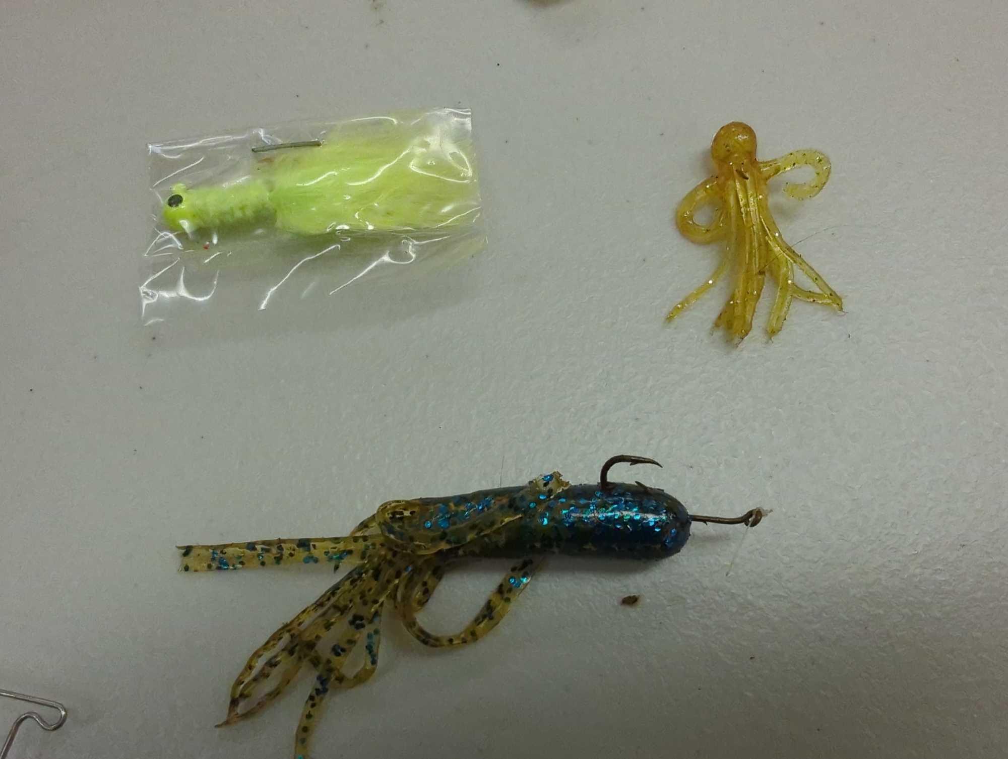 Tackle Box and contents includes a wire variety of fishing lures as are shown in photos. Comes as