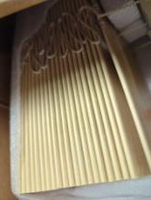 Custom Window Finishinga 2 Inch Faux Wood Blinds in Bali, 24" W x 36" H, Retail Price $166, Appears