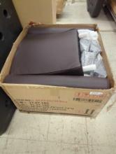 DAZONE Faux Leather 30 in. Wide Armchair Brown. Comes in open box as a shown in photos. Appears to