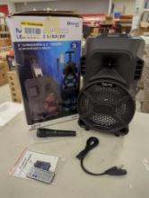 Tzumi Megabass LED Jobsite Speaker. Comes as is shown in photos. Appears to be new. SKU # 1005404207