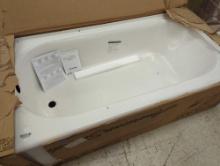 American Standard Princeton 60 in. x 30 in. Soaking Bathtub with Left Hand Drain in White. Comes in