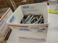 Box Lot of Assorted Carriage Screws and Hex Head Screws in a Medium Flat Rate Box, Weighs 9.4 Lbs,
