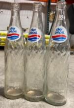 Vintage Diet Pepsi Bottles $5 STS
