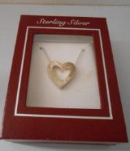 STERLING HEART NECKLACE