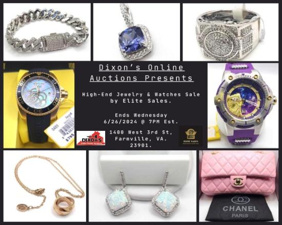 6/26/2024 High-End Jewelry & Watches Online Sale.