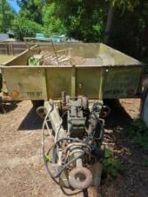 (BKYD) ORIGINAL USMC CARGO TRAILER WITH ORIGINAL TIRES NEED TRUCK TO TRANSPORT ITEM, WHAT YOU SEE IN
