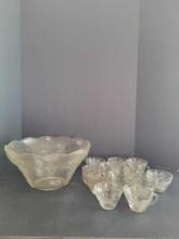 Crystal Punch Bowl $5 STS