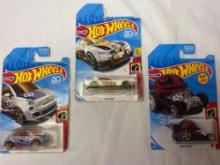 Set of 3 assorted Hot Wheels collectible cars