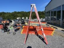 Westward 5Ft. Fiberglass Folding Ladder