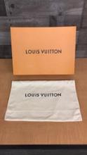 LOUIS VUITTON MAGNETIC GIFT BOX & DUST COVER BAG