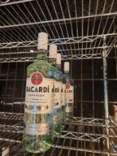 4 Bottles of Bacardi Superior Rum 1L