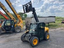 JCB 515-40 TELESCOPIC FORKLIFT 4x4, powered by diesel engine, equipped with EROPS, air, heat,