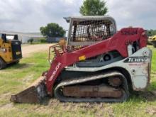 2017 TAKEUCHI TL10V2-R RUBBER TRACKED SKID STEER SN:410001067 powered by diesel engine, equipped