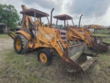 CASE 580K TRACTOR LOADER BACKHOE SN:JJG0015364 powered by diesel engine, equipped with OROPS,