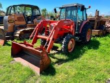 KUBOTA M6800 AGRICULTURAL TRACTOR SN:60336 4x4, powered by Kubota diesel engine, equipped with
