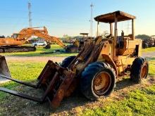 JOHN DEERE 444C RUBBER TIRED LOADER powered by John Deere diesel engine, equipped with OROPS, quick