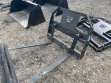 NEW 42IN. FORKS W/ 45IN. FRAME SKID STEER ATTACHMENT