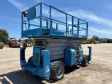 GENIE GS-5390 RT SCISSOR LIFT SN:GS9011-47596 4x4, powered by diesel engine, equipped with 53ft.