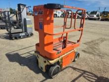 2015 JLG 1230ES SCISSOR LIFT SN:0200239839 electric powered, equipped with 12ft. Platform height,