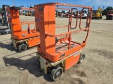 2015 JLG 1230ES SCISSOR LIFT SN:0200241323 electric powered, equipped with 12ft. Platform height,