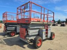 SKYJACK SJ8841RT SCISSOR LIFT SN:40000881 4x4, powered by diesel engine, equipped with 41ft.