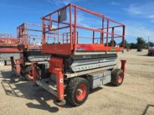 SKYJACK SJ7127RT SCISSOR LIFT SN:34002190 4x4, powered by diesel engine, equipped with 27ft.