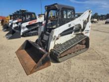 2014 BOBCAT T750 RUBBER TRACKED SKID STEER SN:ATF613407 powered by diesel engine, equipped with