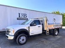 DUMP TRUCK 2023 FORD F550 S/A DUMP TRUCK SN: equipped with Ford 7.3 diesel engine, equipped with