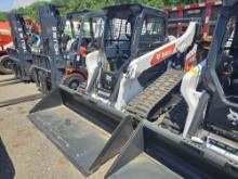 2023 BOBCAT T76 RUBBER TRACKED SKID STEER powered by diesel engine, equipped with rollcage,