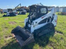 2019 BOBCAT T590 RUBBER TRACKED SKID STEER SN:ALJU30984 powered by diesel engine, equipped with