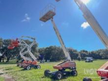 2014 SNORKEL TB42 BOOM LIFT SN:TB42-04-000002 4x4, powered by diesel engine, equipped with 42ft.