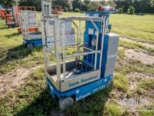 2019 GENIE GR-12 SCISSOR LIFT SN:GRR-5480 electric powered, equipped with 12ft. Platform height,