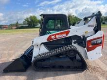 2022 BOBCAT T76 RUBBER TRACKED SKID STEER powered by diesel engine, 74hp, equipped with EROPS, air,
