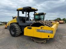 2019 DYNAPAC CA2500PD VIBRATORY ROLLER SN:A013167 powered by Cummins diesel engine, equipped with