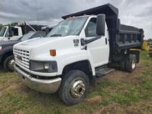 2003 GMC C5500 DUMP TRUCK VN:1GDE5E1163F507378 4x4, powered by diesel engine, equipped with power