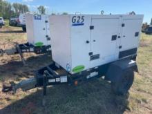 2018 DOOSAN G25WDO-T4F GENERATOR SN:487496UGACG06 powered by diesel engine, equipped with 25KVA,