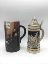 Lot of 2 Including Stein-Bottom Marked