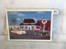 Collector Vintage 1950's Auto Classics The Diner Coffee Shop Postcard - See Photo