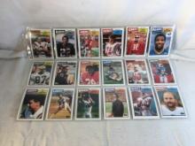 Lot of 18 Pcs Collector Vintage  NFL Football Sport Trading Assorted Cards & Players - See Photos