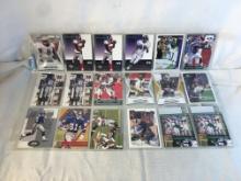 Lot of 18 Pcs Collector Modern NFL Football Sport Trading Assorted Cards & Players -See Pictures