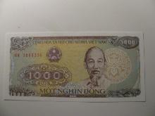 Foreign Currency: Vietnam 1,000 Dong (UNC)