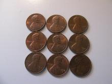 US Coins: 9xBU/Clean 1976-D pennies